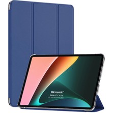 Microsonic Xiaomi Redmi Pad Kılıf Slim Translucent Back Smart Cover Lacivert