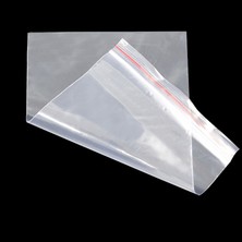 Merpak Ambalaj Kilitli Torba Şeffaf Kilitli Poşet Naylon Torba 17X23 cm 300'LÜ