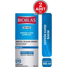 Bioblas Thermal Expert Men Kepeğe Karşı Şampuan 360 ml 2 Adet