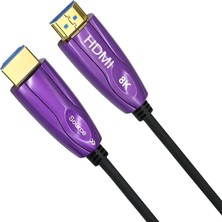 Codegen (CPS8K150) 15MT 8k 60HZ HDMI 2.1 - Ethernet 48 Gbps Metal Başlık Aktif Fiber Optıc HDMI Kablo