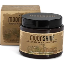 Moonshine Argan Onarıcı Set Argan Şampuan ve Argan Mask ve Conditioner Instant Durulanmayan Krem