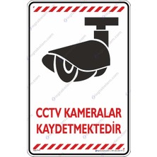 İsg Tabelam 25x35cm/Fosforlu Kompozit/Cctv Kameralar Kaydetmektedir