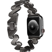 Nezih Case Watch Seri 5/6/7/8/9/se 38/40/41mm Seri 10 42 / Seri 11 42mm Uyumlu Metal Paslanmaz Çelik Kordon