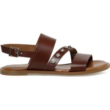 Nine West Yuny 3fx Kahverengi Kadın Düz Sandalet