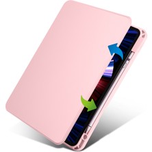 Nezih Case Apple Ipad Air 5 ve Air 4 10.9 Inç Uyku Modlu Kalem Bölmeli Standlı Kılıf A2072 A2316 A2324 A232