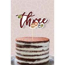 Safari Pastel Three (3) Pasta Süsü *kalın Kağıt