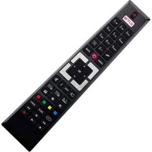 Bayırtech  Vestel 55UA8990 LCD LED Tv Kumandası-8 Netflix Tuşlu
