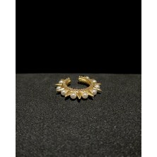 Pireksiya Çelik Zımba Detaylı Earcuff