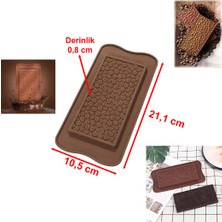 Paras Ticaret Kahve Çekirdeği Tablet Silikon Şeker Kek Kurabiye Buz Jöle Vb. Çikolata Kalıbı Küçük Silikon Kalıp (21,1 Cm X 10.5 Cm) 1 ADET