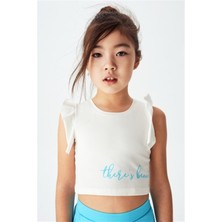 Nk Kids Nk Kız Çocuk Kolları Volanlı Badi 32355 Ekru