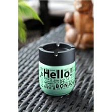 Cam Kokusuz Küllük (Hello Desenli) Yeşil