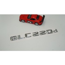 Dk Benz Glc 220D Bagaj Krom Metal 3m 3D Yazı Logo