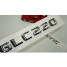 Dk Benz Glc 220 4matic Bagaj Krom Metal 3m 3D Yazı Logo