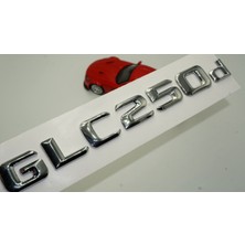 Dk Benz Glc 250D Bagaj Krom Metal 3m 3D Yazı Logo
