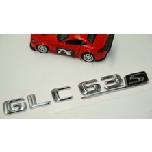 Dk Benz Glc 63S Bagaj Krom Metal 3m 3D Yazı Logo