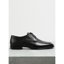 Fabrika Deri Siyah Erkek Klasik Ayakkabı Torıno1010