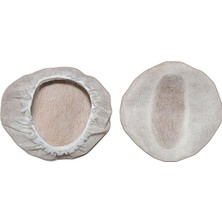 White Guard  (100'LÜK  Pakette)9 Cm(L)Beyaz Tek Kullanımlık Kulaklık Bonesi,kullan At Kulaklık Kılıfı