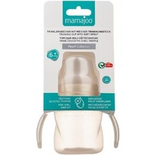 Mamajoo Kulplu Akıtmaz Eğitici Bardak Pearl 160 ml & Anti-Kolik Bardak Ucu