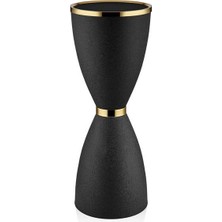 Setabianca Seta Textured Dark Gold Konik Saksı/dekor 90CM