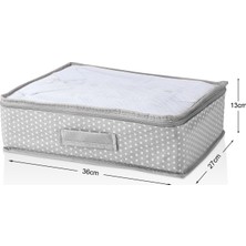 Serstil 6'lı Valiz Düzenleyici Set - Gri Benekli