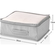 Serstil 6'lı Valiz Düzenleyici Set - Gri Benekli