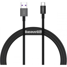 Baseus Super Şarj USB To Type-C Pd 66W Şarj Kablosu Huawei Samsung Xiaomi Şarj