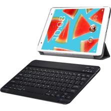Microcase Lenovo Tab4 7 Essential TB-7304F 2in1 Set Delüx Leather Standlı Kılıf + Bluetooth Klavye - AL8108