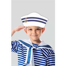 Neşeli Günlerim Denizci Şapkası  6'lı Doğum Günü * (Kalın Kağıt)