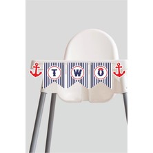 Neşeli Günlerim Denizci Temalı Two Banner *kalın Kağıt