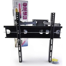 Bayırtech 32'' - 82 Ekran Çift Kollu Hareketli LED Tv Askı Aparatı - Su Terazisi Hediye