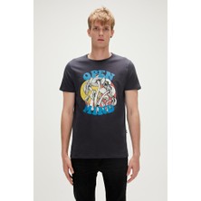 Bad Bear Badbear Erkek Open Mınd T-Shırt Antrasit