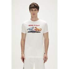 Bad Bear BOSS T-SHIRT PEMBE Erkek T-Shirt 23.01.07.020-C04