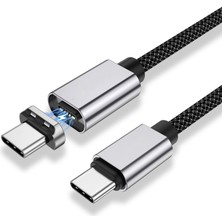 Landu Pd 100W USB C USB Type Manyetik Kablo 5A Hızlı Şarj USB C Kablosu (Yurt Dışından)