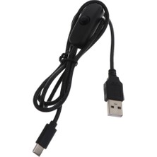 Landu USB Uzatma Kablosu Açik/kapali Anahtarı USB A'dan USB C Kablosu Veri Destek Değil (Yurt Dışından)