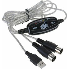 usb-midi kablo usb midi bağlantı kablosu PC müzik klavye kablosu