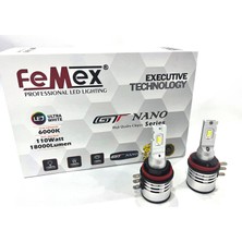 Femex Ford Tourneo Courier LED Xenon Uzun Far Ampulu Gündüz Ledli Femex Gt Nano Executive H15