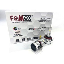 Femex Ford Tourneo Courier LED Xenon Uzun Far Ampulu Gündüz Ledli Femex Gt Nano Executive H15