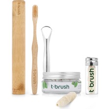 T-Brush Premium Doğal Nane Aromalı Ağız Bakım Seti