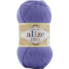 Alize Diva El Örgü Ipi (5 Li Paket) - 851-MENEKŞE