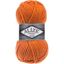 Alize Süperlana Maxi El Örgü Ipi (5 Li Paket) - 225-TURUNCU