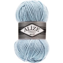 Alize Süperlana Maxi El Örgü Ipi (5 Li Paket) - 480-AÇIK Mavi