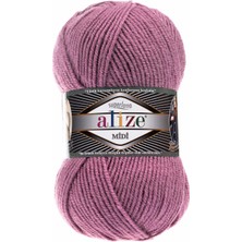 Alize Süperlana Midi El Örgü Ipi (5 Li Paket) - 28-Gül Kurusu