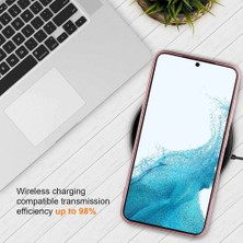 MTK Moveteck S23 Kılıf Kamera Korumalı Metalik Magsafe Wireless Şarj Şeffaf Renkli Kapak