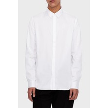 Armani Exchange Streç Pamuklu Slim Fit Gömlek Erkek Gömlek 8nzcbd ZN10Z 0113
