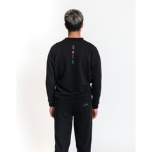 Luo Camp Sweatshirt 02 - Black Erkek Eşofman Üst