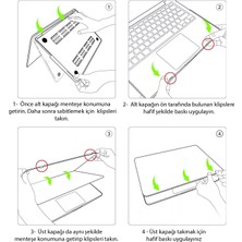 Microcase MacBook Pro 13.3 A1708 Shell Rubber Sert Kapak Kılıf - AL3372