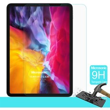 Microsonic Apple iPad Pro 11`` 2022 4. Nesil (A2759-A2435-A2761-A2762) Temperli Cam Ekran Koruyucu