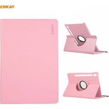 Zsunsky Shop Samsung Galaxy Tab Için Enkay Pu Deri Akıllı Kılıf S7 11.0 Pink (Yurt Dışından)