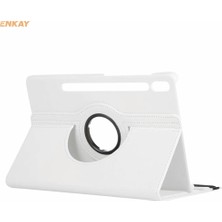 Zsunsky Shop Samsung Galaxy Tab Için Enkay Pu Deri Akıllı Kılıf S7 11.0 White (Yurt Dışından)