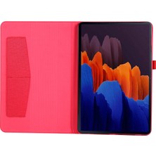 Zsunsky Shop Samsung Galaxy Tab S7 + / T970 Koruyucu Kılıf Red (Yurt Dışından)